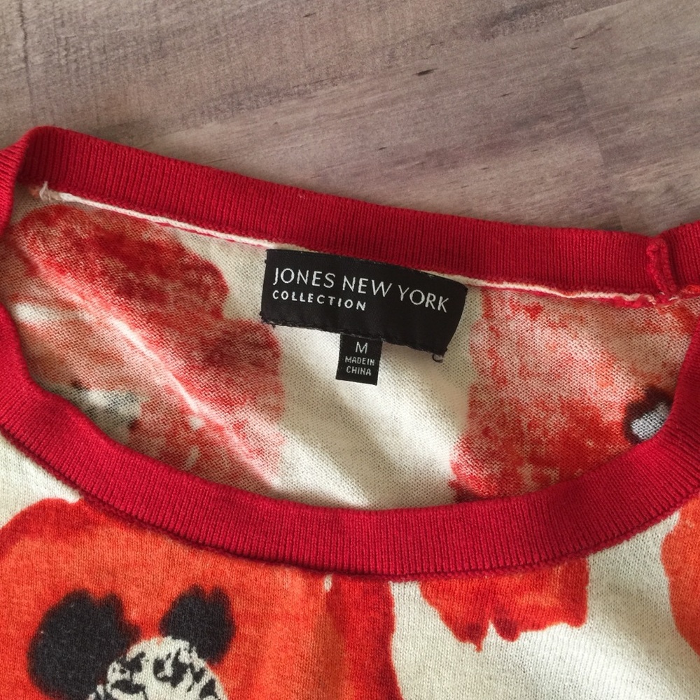 Jones New York Floral Vest - Picture 5 of 6